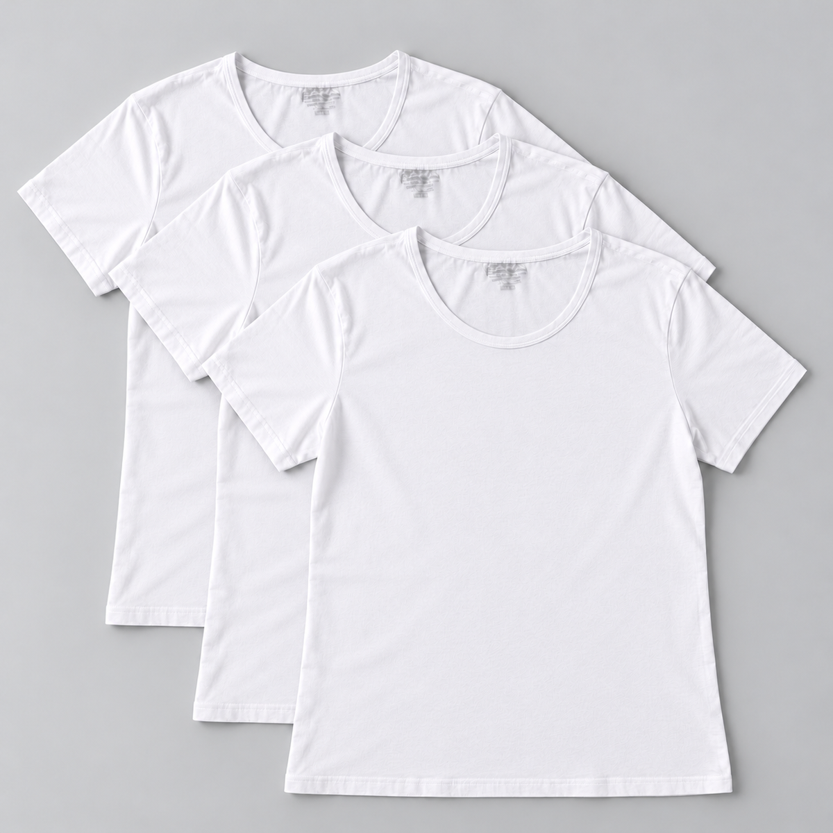 Regular White Short Sleeve Undershirt